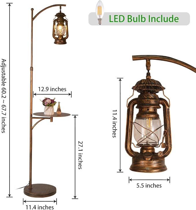 beaysyty Farmhouse Adjustable Floor Lamps - Image 6