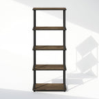 Furinno Turn-N-Tube Book Shelf, 5-Tier Bookshelf, Bookcase - Image 6