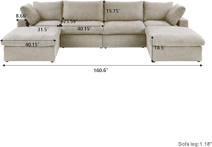Cloud Couch Modular Sectional Sofa - Image 2