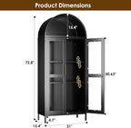 72.8" Tall Display Cabinet - Image 3