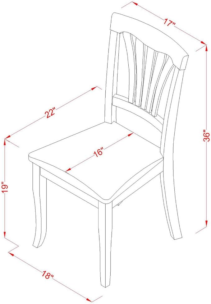 East West Furniture Avon 36" Linen Dining Chairs in Saddle Brown - Image 3