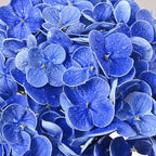 6 Pcs Real Touch Hydrangea Artificial Flowers, 21" Fake Flowers, Dark Blue - Image 4