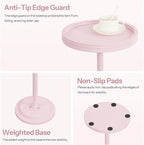 HOOBRO Small Round Side Table, Drink Table, Coffee Martini Table - Image 7
