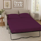 Sleeper Sofa Bed Sheet, 100% Cotton 400 Thread Count, 4 Piece Set, Deep Pocket - Image 4