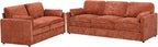 Classic Chenille Sofa Set with 2 Extra Armrest Pillows, Loveseat and 3-Seat - Image 8