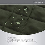 Easy-Going Reversible Couch Cover, Oversized Chair, Army Green/Beige | Machine - Image 4