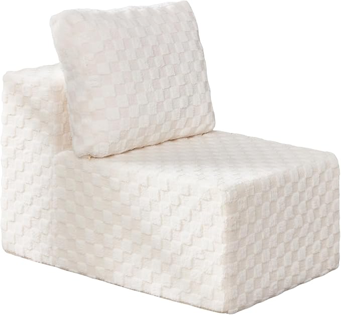Single Sofa 1 Seat Couch with Deep Seat Memory Foam Cloud Chair with Pillows - Image 8