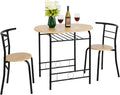 VINGLI 3 Piece Dining Set, Small Kitchen Table Set by VINGLI