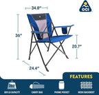 GCI Outdoor Comfort Pro Camping Chair | Collapsible Folding Chair - Image 3