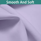 Yakamok Lilac 100% Blackout Patio Door Curtain Panels W70 x L84, 1 Panel | - Image 7