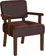 FAGAGA Accent Chair, PU Leather Living Room Chairs Oversized by FAGAGA