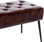 DUHOME Button-Tufted Ottoman Bench, Upholstered Bedroom Benches Footrest Stool - Image 6