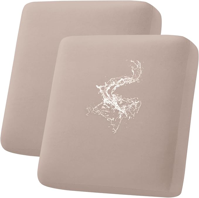 Waterproof Couch Cushion Covers, Stretch Sofa Seat Slipcovers | Stretch Fabric by hyha