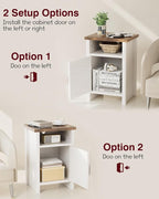 YESHOMY Farmhouse Modern Nightstand - Image 5