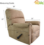 Easy-Going Reversible Couch Cover, Recliner 19 in, Chocolate/Beige | Machine - Image 6