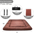 MAXYOYO Japanese Floor Mattress Futon Mattress, Thicken Tatami Mat Sleeping Pad - Image 2
