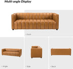 HULALA HOME 83" Genuine Leather Sofa - Image 5