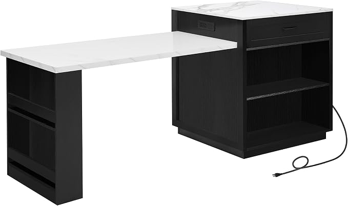 Kitchen Island with Extendable Dining Table - Image 9