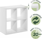 Furinno Cubicle Open Back Decorative Cube Storage Organizer - Image 6