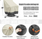 4 Pack Heavy Duty Patio Chair Covers - Image 3