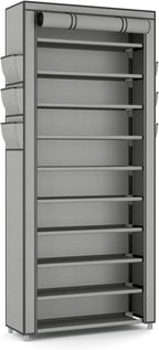 VTRIN Vertical Narrow Shoe Rack Organizer Tall Shoe Rack - Image 8