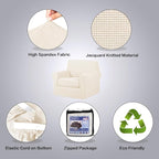 H.VERSAILTEX 2 Piece Couch Cover Stretch Stylish Chair Cover Furniture - Image 4