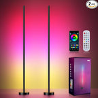 OIYN Smart RGBICW LED Corner Floor Lamp 2 Pack by ShineYourWolrd