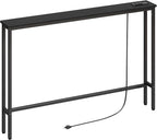 ELYKEN 47.2" Narrow Console Sofa Table by ELYKEN