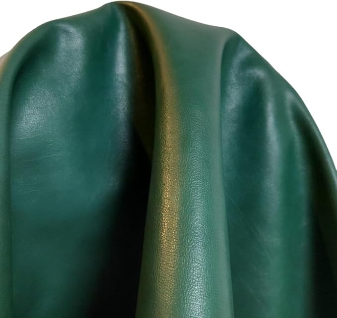 Soft Faux Vegan PU Nappa Leather Fabric by the Yard Synthetic Pleather 0.9 mm - Image 2