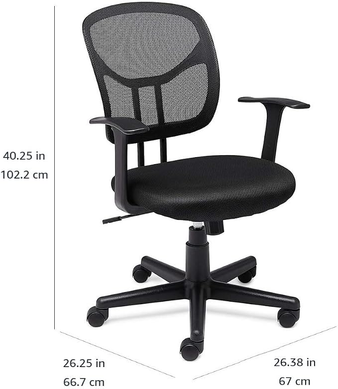 Amazon Basics Breathable Mesh Mid-Back Office Desk Chair - Image 3
