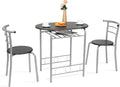 VINGLI 3 Piece Dining Set, Small Kitchen Table Set by VINGLI