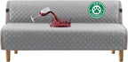 Turquoize 100% Waterproof Futon Cover Futon Slipcover Washable Armless Sofa Bed by Turquoize