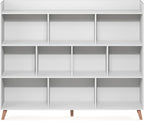 Furinno Claude Book Shelf, 10-Cube Mid Century Style Bookshelf, Storage - Image 6