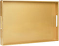 MAONAME Gold Decorative Tray for Coffee Table, Modern Serving Tray by MAONAME