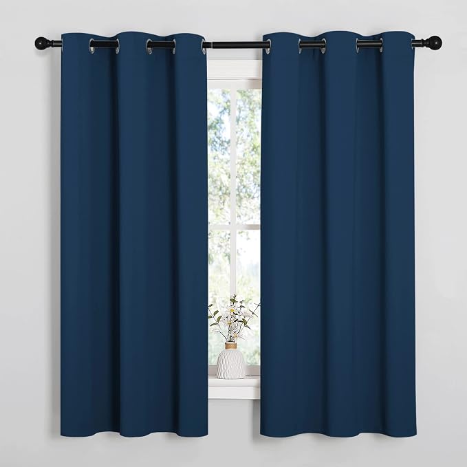 NICETOWN Moroccan Blue Room Darkening Curtains by NICETOWN