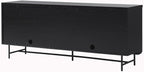 Walker Edison Reema Fluted 4-Door Kitchen Sideboard Buffet Console, 69 Inch - Image 7