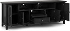 SIMPLIHOME Amherst TV Stand and Bookcase Bundle - Image 2