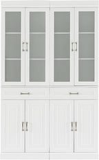 Crosley Furniture Stanton 2-Piece Glass Door Kitchen Storage Pantry Cabinet - Image 4