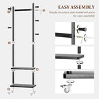Taitiy Coat Rack Freestanding Clothing Rack - Image 7