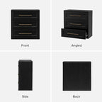 mopio Blake 3 Drawer Dresser for Bedroom, Chest of Drawers, Wood Dresser - Image 6