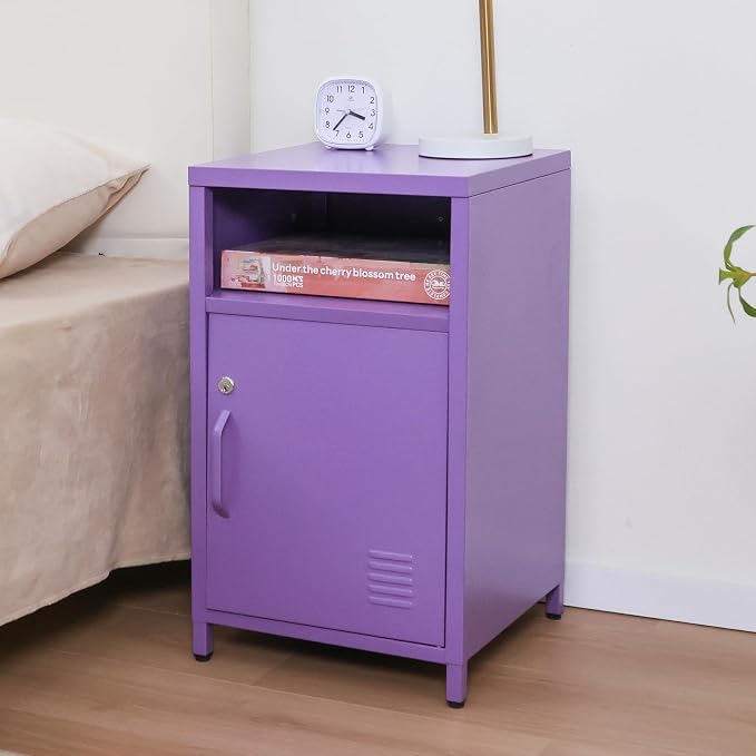 ALBAD Compact Metal Nightstand - Image 6