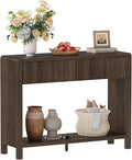 FATORRI Console Entryway Table, Narrow Wooden Sofa Table by FATORRI