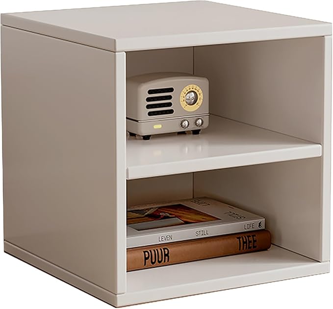 Versatile wooden storage cabinet, space-saving modular organizer by Unknown