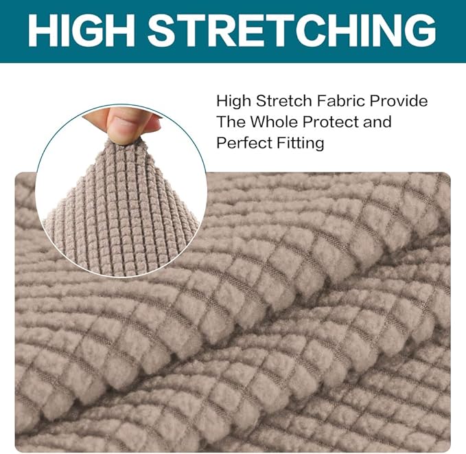 Turquoize Stretch Sofa Slipcover 2 Pieces Sofa Cover Couch Cover - Image 5