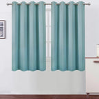 Stone Blue Thermal Blackout Curtains/52 x 54 Inch/Set of 2 Panels Room by Lemomo