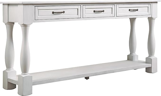 Knocbel Long Antique Entry Console Table - Image 13