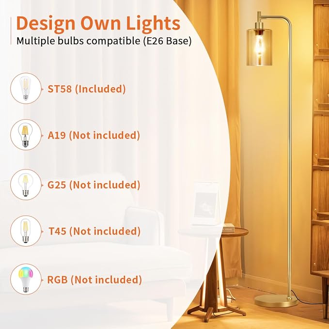 Ziisee Floor Lamps for Living Room - Image 4