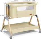 TotRun Bassinet Bedside Sleeper, Rocking Bassinets - Image 9
