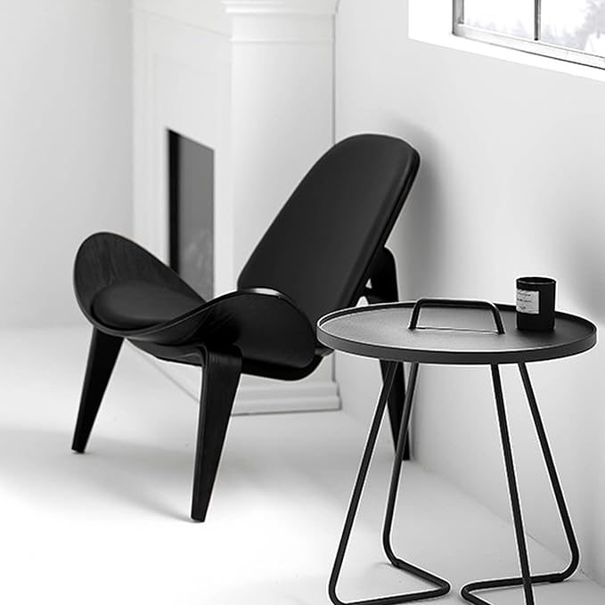OAKHAM Comfy Shell Chair, Mid Century Modern Accent Chair - Image 4