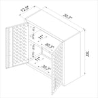 Manhattan Comfort Fortress Floating Garage Storage Cabinet - Image 3